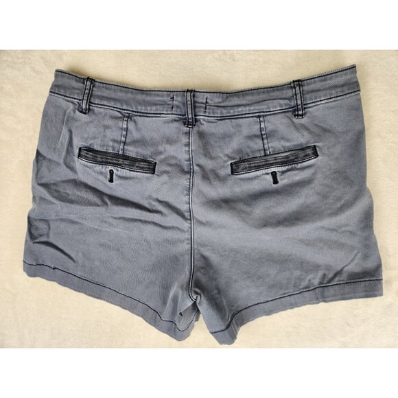 Anthropologie Women's Chino Shorts Size 32 Relaxed Grey - Picture 7 of 13